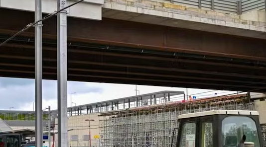 Chantier de la nouvelle ligne Luxembourg-Bettembourg